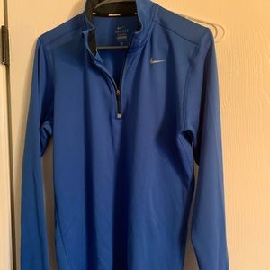 Blue Nike 1/4 zip